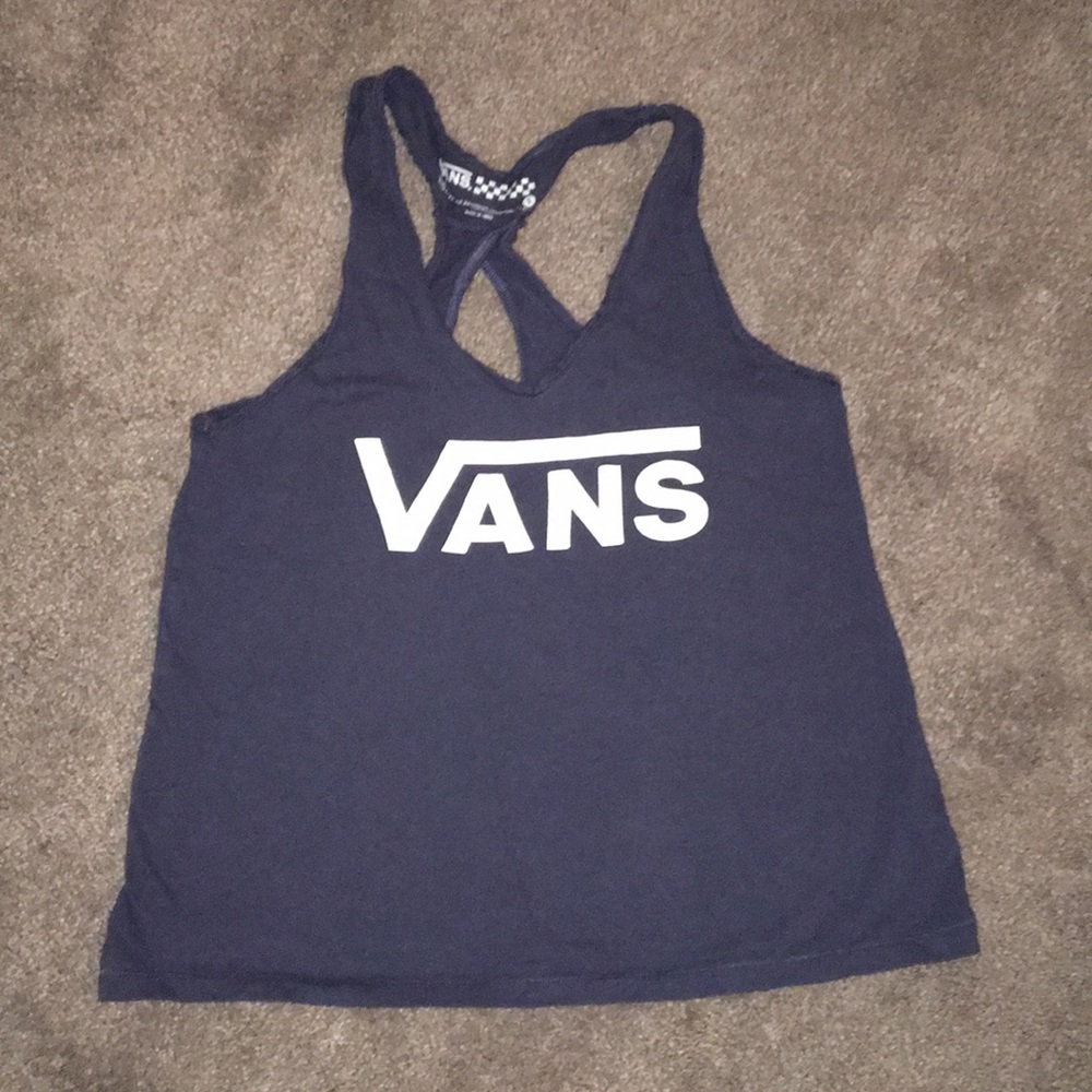 Dark Blue Vans Tank